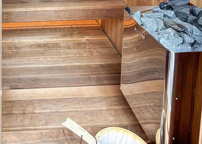 Lägenhet Cozy In With Sauna *
